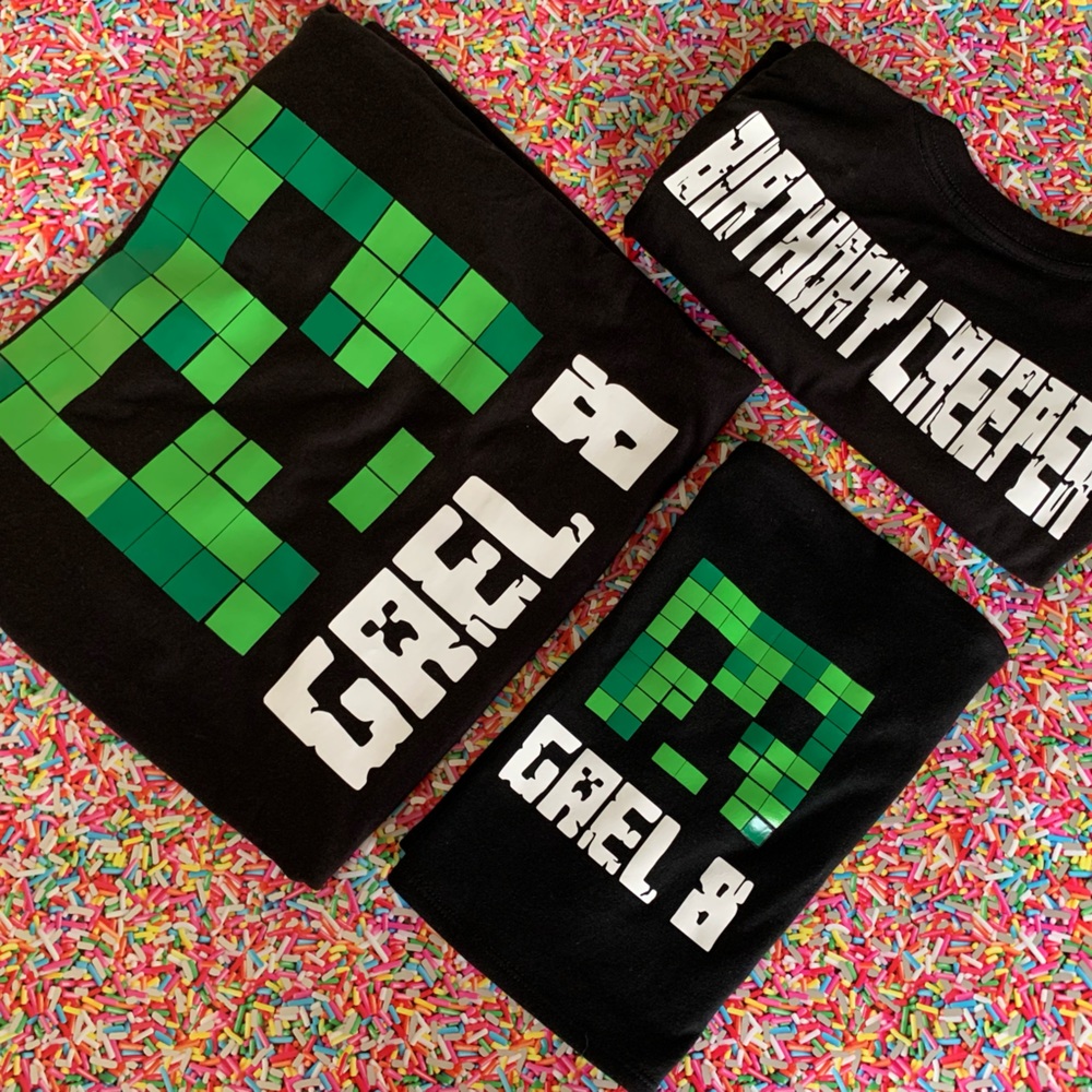 Minecraft T-Shirt Personalized
